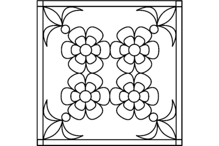 Coloriage Vitrail 02 – 10doigts.fr